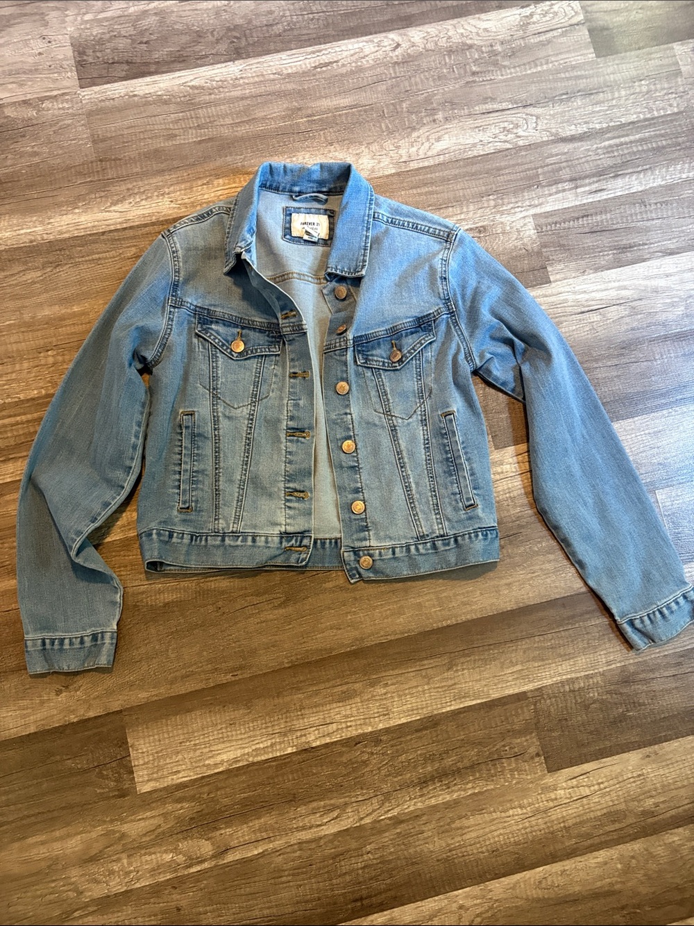 Light Blue Women’s Denim Jacket - Classic Jean Coat